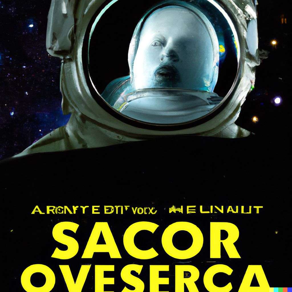 an astronaut, promotional poster for an Oscar-winning movie